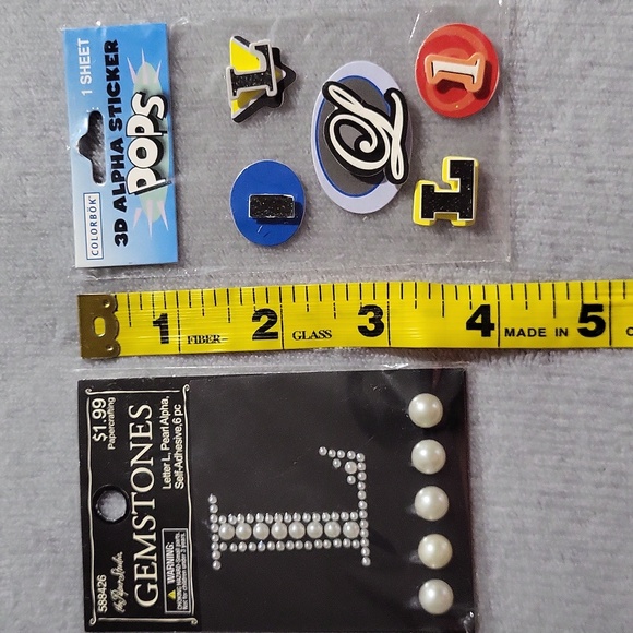 NWT Initial "L" Stickers - Picture 6 of 7